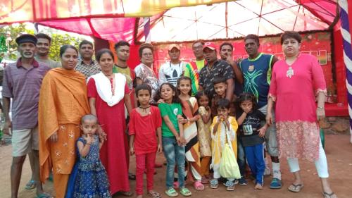 Food Distribution Freedom Faith Centre, Karjat