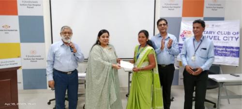 Felicitation of Asha Workers for helping in Cataract Surgeries - Roha