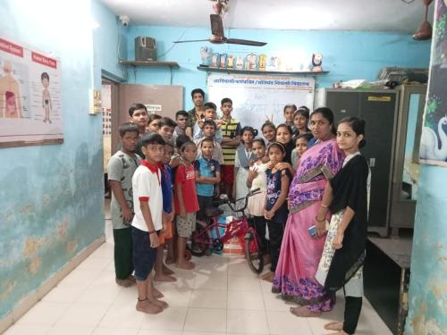 Refurbished Cycle Donation to Underprivileged Children
